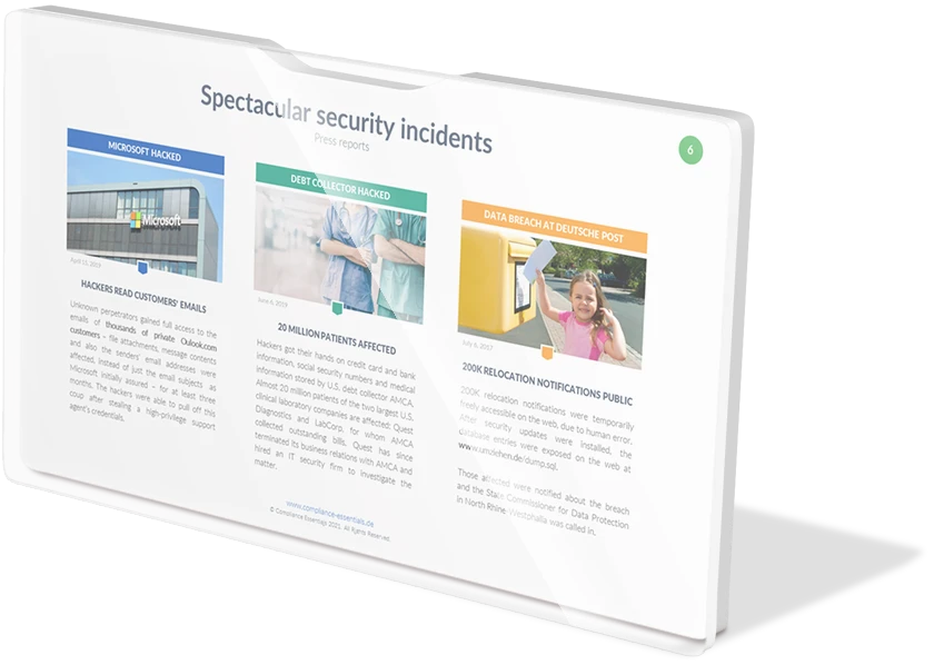 Spectacular security incidents