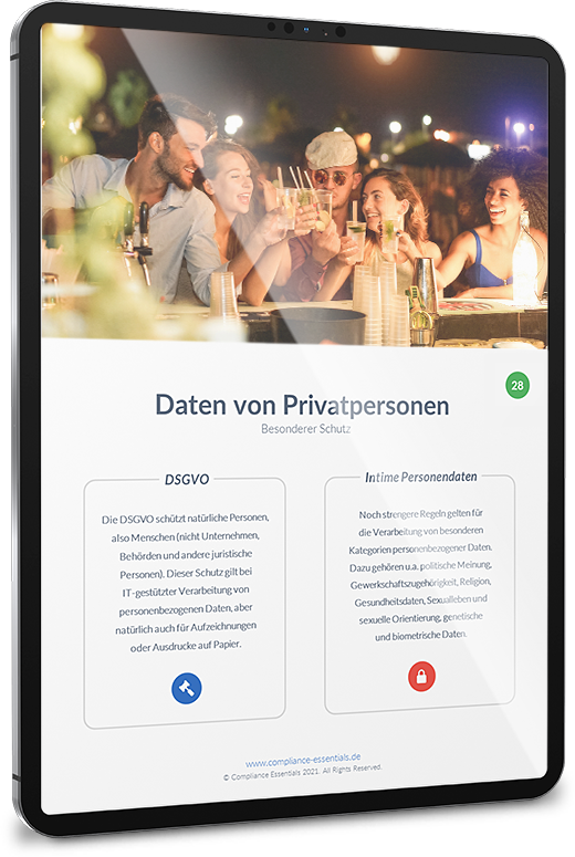 Daten von Privatpersonen