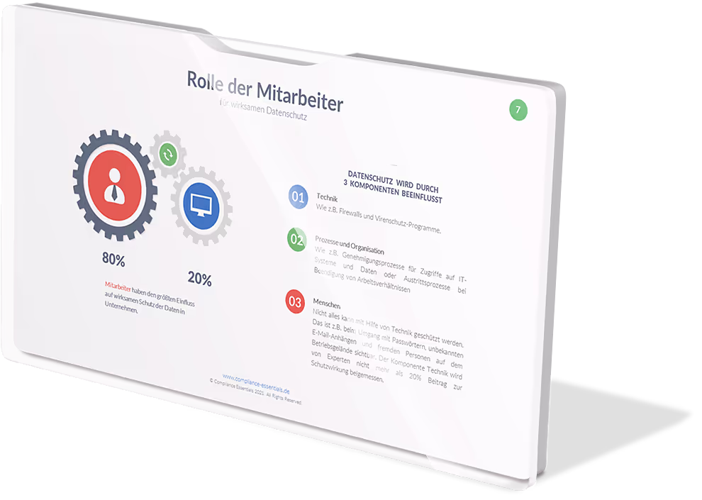 Datenschutz-Kurs-Beispielseite