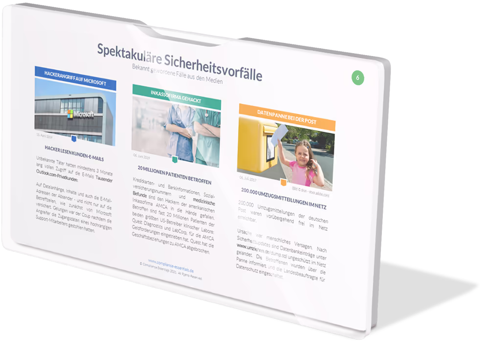 Spektakuläre Sicherheitsvorfälle