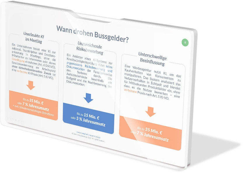 Bußgelder und Strafen der KI-Verordnung